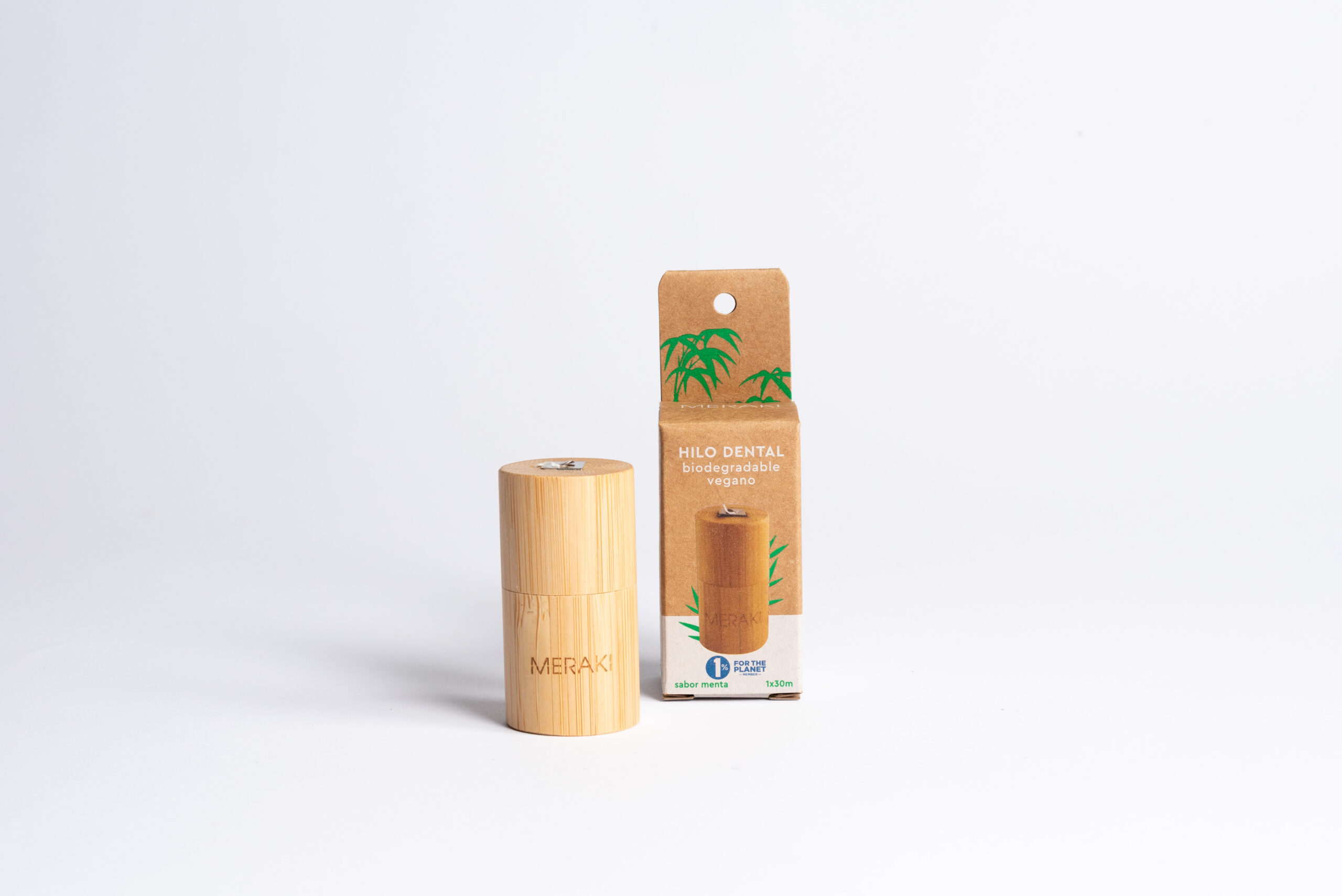 Órgano digestivo Suradam hecho Hilo Dental Biodegradable – Bambú – MERAKI